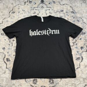 Halestorm Band T-Shirt Black 2XL Bella Canvas Heavy Cotton Tee